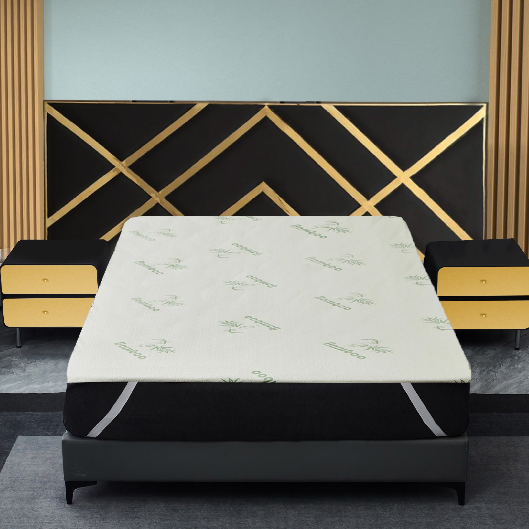 Bamboo Memory Foam Mattress Topper