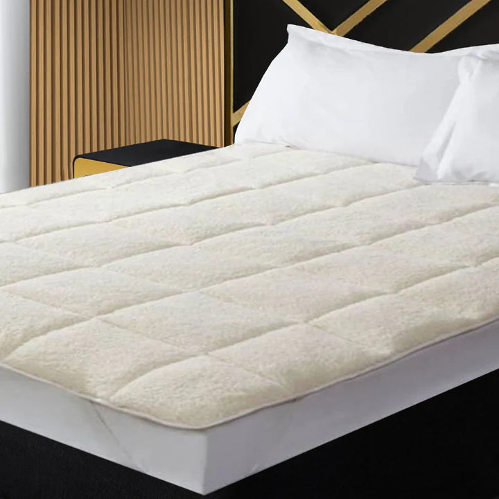 Teddy Fleece Sherpa Mattress Topper