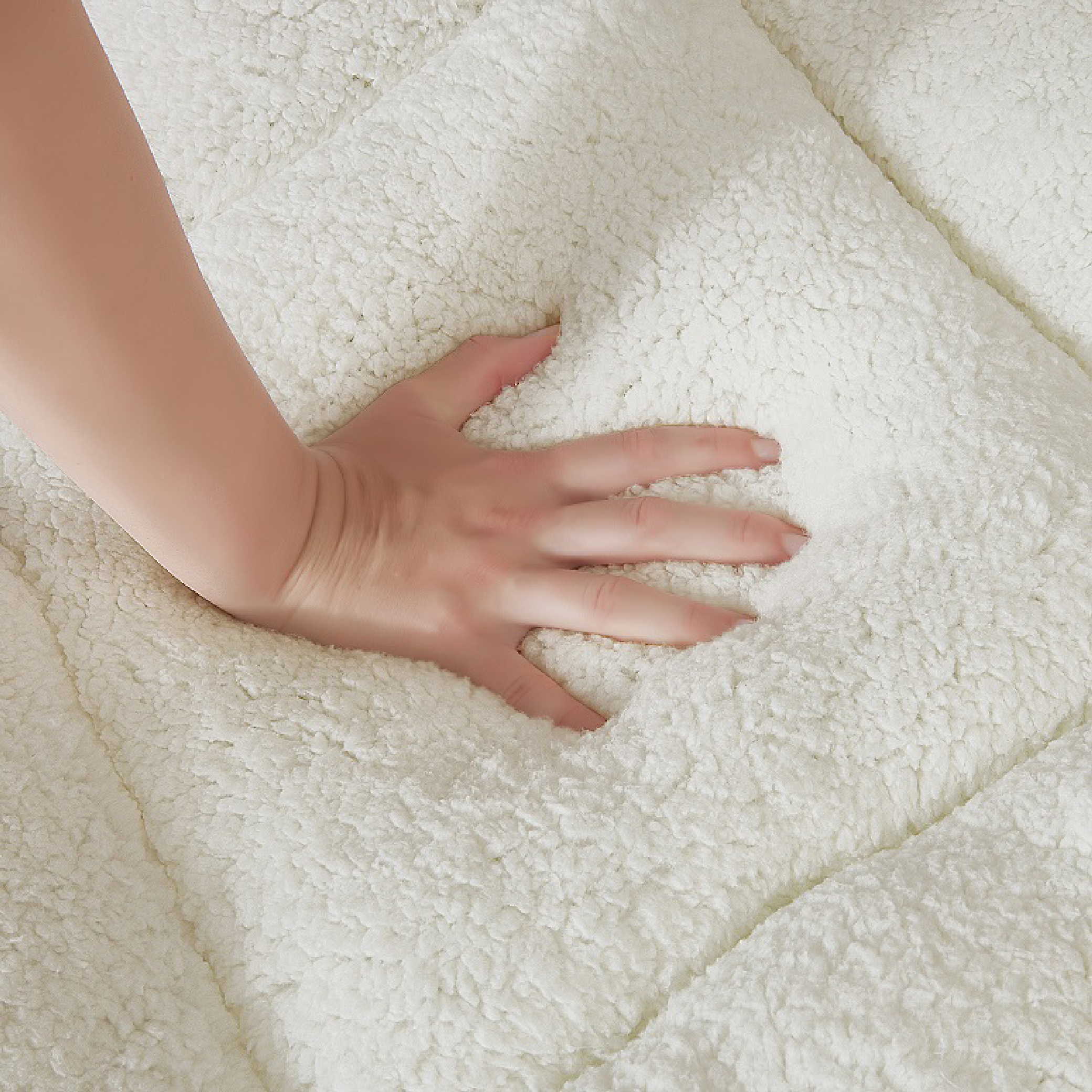 All-Season Reversible Teddy Mattress Topper