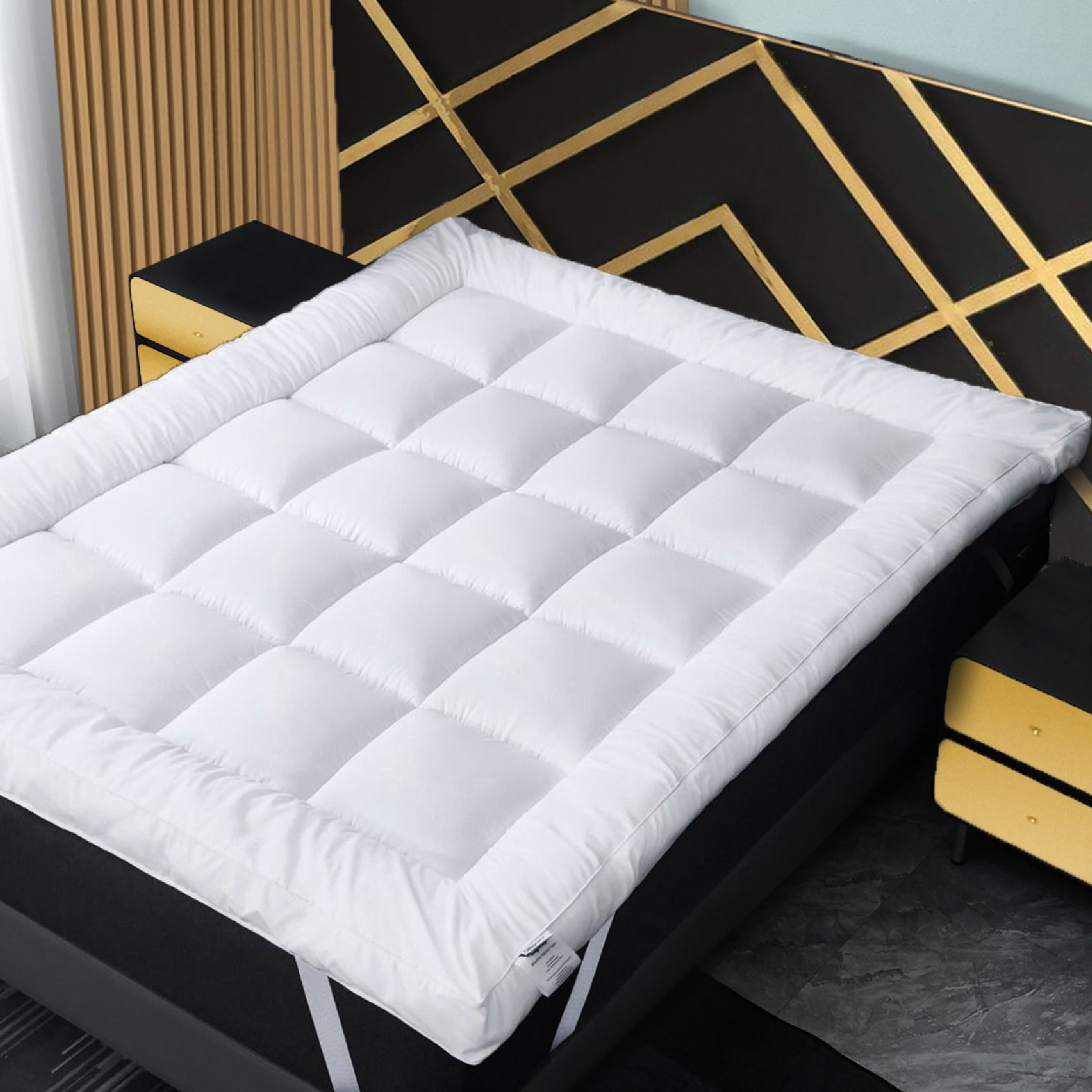 Luxury Hotel Microfiber Mattress Topper