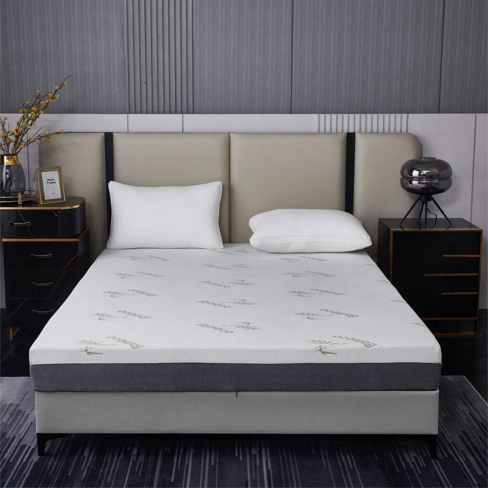 18cm Bamboo Memory Foam Mattress